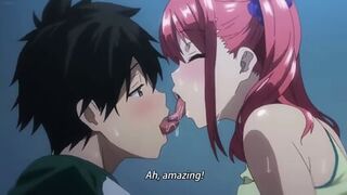 Hentai Big Tits Breeder with a reddish tint to it