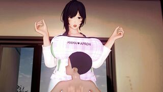 Asian MILF seduced her neighbour to fuck