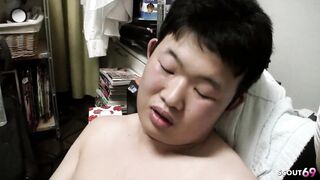 Hot Japanese MILF gets fucked by two old men and a young guy in an amateur vid