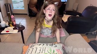 Innocent Young White Teen Anal Slut Gets Her Asshole Stuffed & Pounded by a BBC