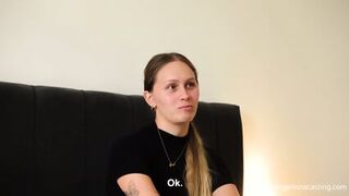Latina with big boobs has her first porn casting, she’s totally crazy about it!