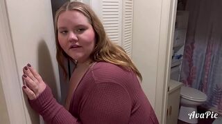 You get caught jerking off by your fat roomie