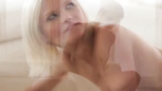 Young perfect blonde fucks in public with Asian guy