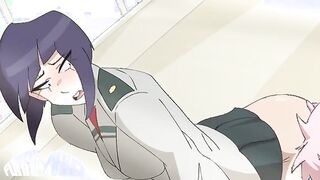 The Internship Days bring hot lesbian sex and huge tits