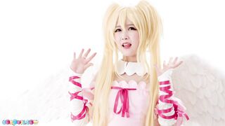 A super cute Japanese cosplay girl will give you a blowjob