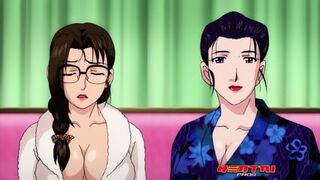 Aunty Hentai 1 Unc - Brunette Asian masseuse fucked after giving a blowjob
