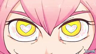 Hentai girls face fucked and banged by a bunny monster in party games