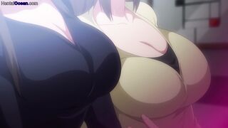 The housewife brought her busty friend to help with the problem - Hentai