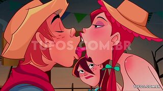 The Kissing Booth from The Hillbillies! - animated porn