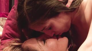 The girls are having fun without guys in this steamy scene