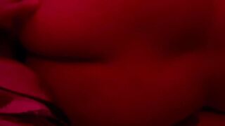 A red night with my lover. A night of passion and intensity