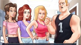 You are taking a shower and suddenly Jenny comes to fuck you there