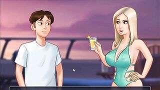 Iwanka gets fucked on a yacht in summertime
