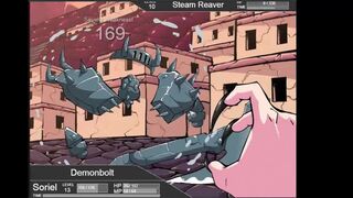 A succubus is getting fucked by a guy in Lumen City