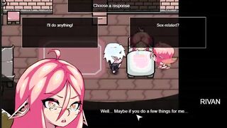 A succubus is getting fucked by a guy in Lumen City