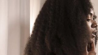 Big booty girl learns BDSM with an ebony MILF at Kink University