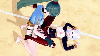 Hentai 3D action with LynL X Edelgard in a steamy lesbian scene