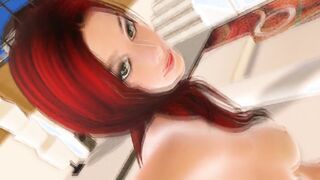 Hungarian hospitality in a hotel room with a redhead whore