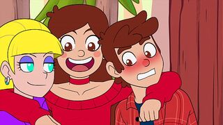 Dipper Pines rides Pacifica's pussyless cowgirl dick