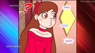 Dipper Pines rides Pacifica's pussyless cowgirl dick