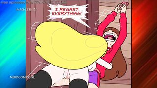 Dipper Pines rides Pacifica's pussyless cowgirl dick