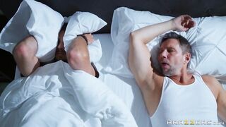 A couple is having fun on their vacation in this hot video