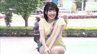 Petite teen girl squirts like a professional in this hot vid