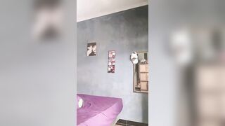 Hot Asian amateur squirts while masturbating on webcam