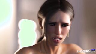 Huge boobs fucker in 3D with intense oral action