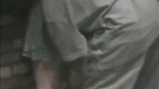 Two Japanese girls are getting fucked outdoors by a couple in public