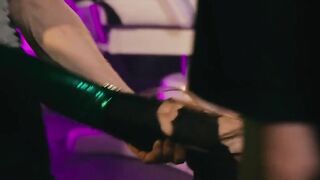 Brunette with huge tits gets her ass smashed hard in this hot scene
