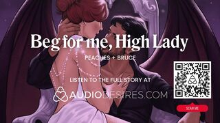 ASMR Audio Porn: Male Dom Fae Lord Fingers Your Pussy on His Throne – In Public, Dirty Talk & Teasing – Erotic Audio Story for Women
