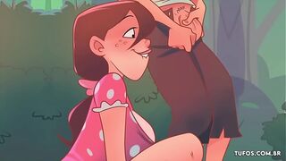 Pissing in the bushes - The Caipiras Movie, cartoon porn